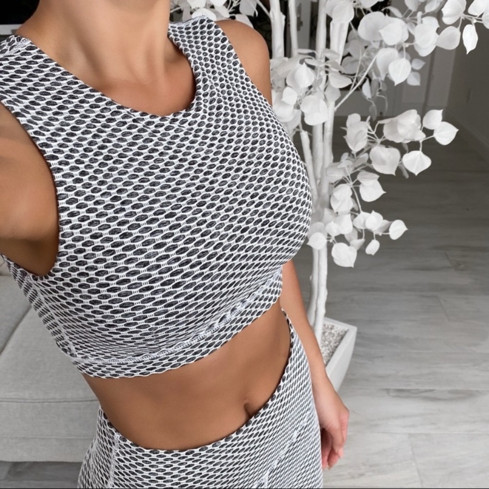 EK Attire marbled spot top